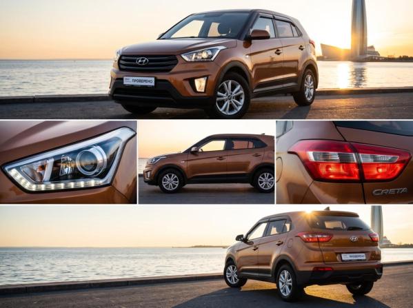 Hyundai Creta I с пробегом 2018 года, цена 1 665 000 рублей, 97381 км, внедорожник, Автокод Объявления