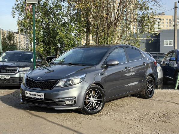 Kia Rio III Рестайлинг с пробегом 2015 года, цена 1 089 000 рублей, 115800 км, седан, Автокод Объявления
