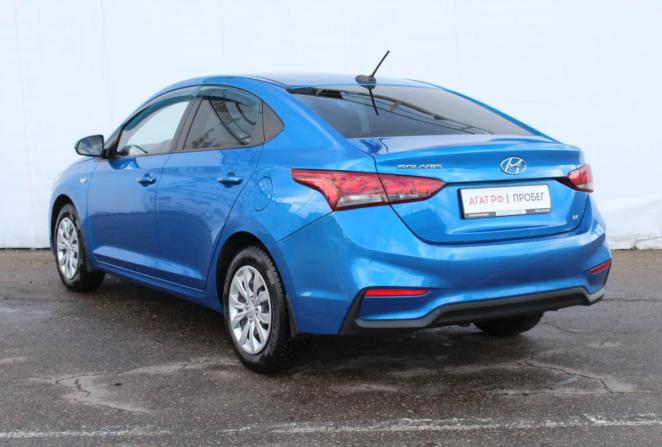 Hyundai Solaris I Рестайлинг с пробегом 2017 года, цена 1 370 000 рублей, 65900 км, седан, Автокод Объявления