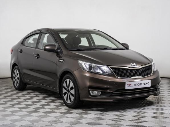 Kia Rio III Рестайлинг с пробегом 2017 года, цена 1 048 000 рублей, 143611 км, седан, Автокод Объявления