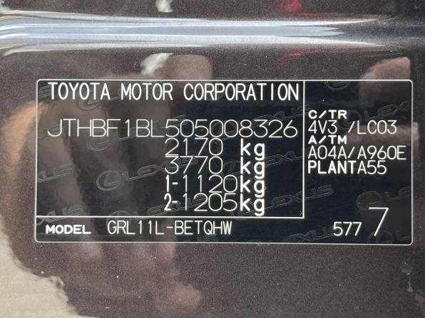 Lexus GS IV с пробегом 2013 года, цена 2 499 000 рублей, 125493 км, седан, Автокод Объявления