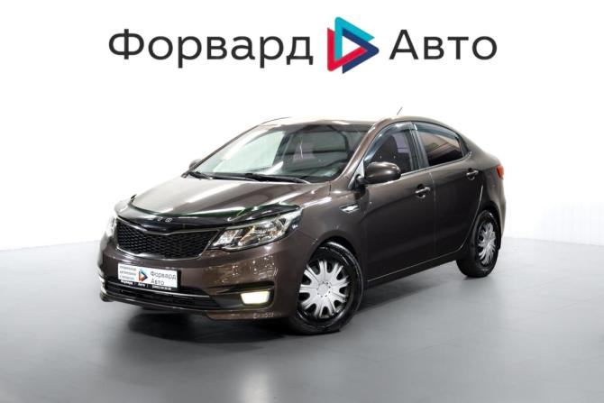 Kia Rio III Рестайлинг с пробегом 2015 года, цена 979 000 рублей, 215589 км, седан, Автокод Объявления