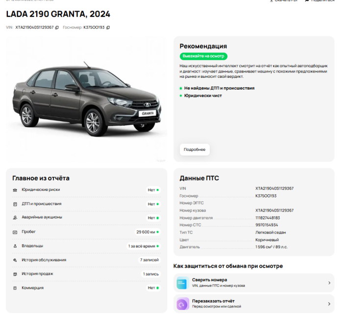 Lada (ВАЗ) Granta I Рестайлинг Краснодар  - изображение 18