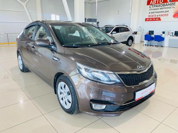Kia Rio III Рестайлинг с пробегом 2016 года, цена 1 150 000 рублей, 77099 км, седан, Автокод Объявления