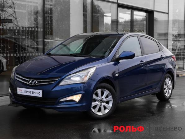 Hyundai Solaris I Рестайлинг с пробегом 2016 года, цена 998 000 рублей, 136322 км, седан, Автокод Объявления