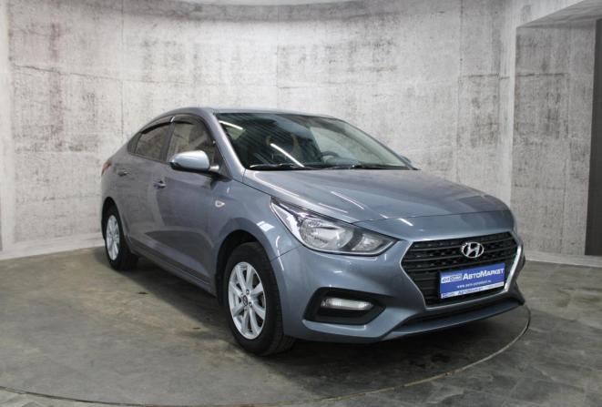 Hyundai Solaris II с пробегом 2017 года, цена 1 075 000 рублей, 148076 км, седан, Автокод Объявления