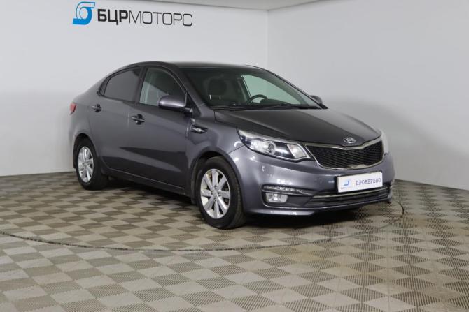 Kia Rio III Рестайлинг с пробегом 2017 года, цена 1 199 990 рублей, 107200 км, седан, Автокод Объявления