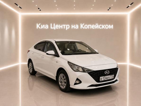 Hyundai Solaris II Рестайлинг с пробегом 2021 года, цена 1 399 000 рублей, 163000 км, седан, Автокод Объявления