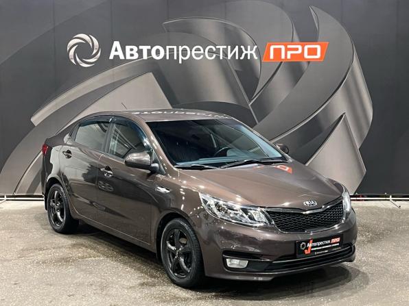 Kia Rio III Рестайлинг с пробегом 2016 года, цена 1 040 000 рублей, 109421 км, седан, Автокод Объявления