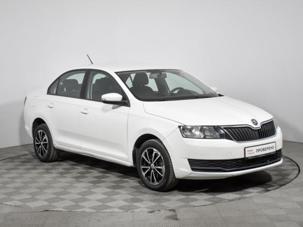 Skoda Rapid I Рестайлинг с пробегом 2018 года, цена 1 077 960 рублей, 74877 км, лифтбек, Автокод Объявления