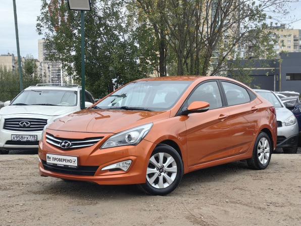 Hyundai Solaris I Рестайлинг с пробегом 2016 года, цена 849 000 рублей, 144000 км, седан, Автокод Объявления