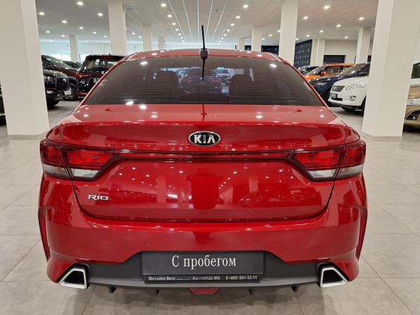 Kia Rio IV Рестайлинг с пробегом 2020 года, цена 1 640 000 рублей, 74146 км, седан, Автокод Объявления