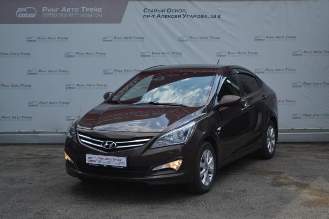 Hyundai Solaris I Рестайлинг с пробегом 2016 года, цена 1 100 000 рублей, 101324 км, седан, Автокод Объявления