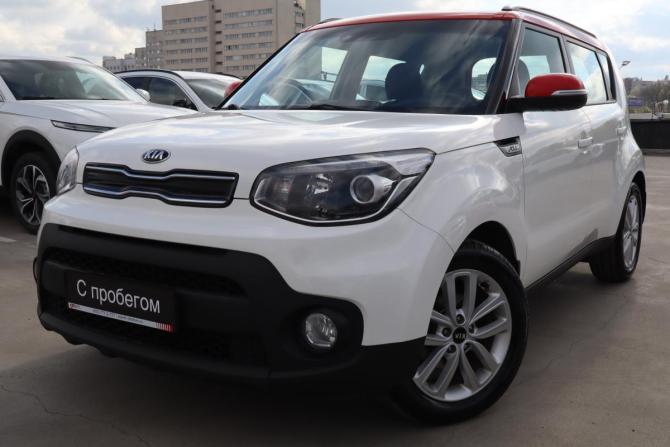 Kia Soul II Рестайлинг с пробегом 2018 года, цена 1 599 000 рублей, 76000 км, хэтчбек, Автокод Объявления