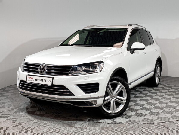 Volkswagen Touareg II Р±РµР»С‹Р№