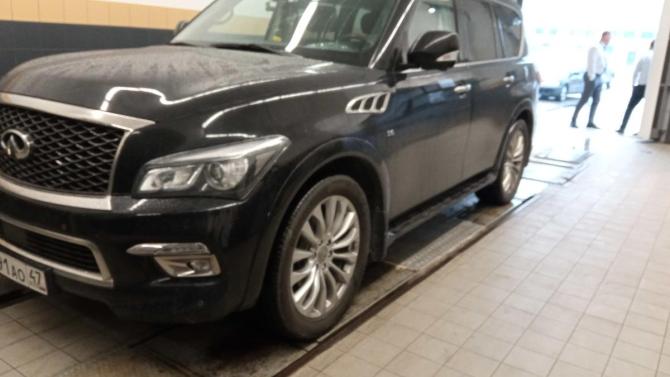Infiniti QX80 I Рестайлинг с пробегом 2016 года, цена 2 449 000 рублей, 183570 км, внедорожник, Автокод Объявления