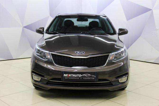 Kia Rio III Рестайлинг с пробегом 2016 года, цена 998 000 рублей, 189210 км, седан, Автокод Объявления