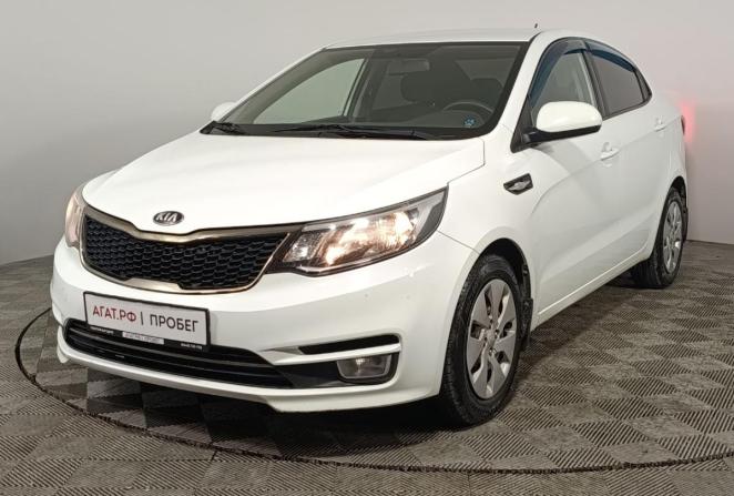 Kia Rio III Рестайлинг с пробегом 2017 года, цена 1 095 000 рублей, 81780 км, седан, Автокод Объявления
