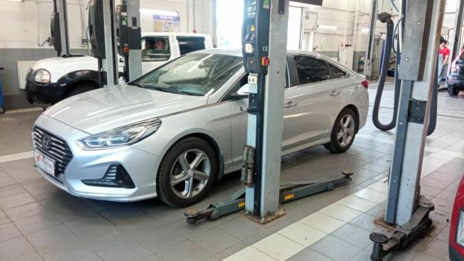 Hyundai Sonata VII (LF) Рестайлинг с пробегом 2018 года, цена 1 690 000 рублей, 117347 км, седан, Автокод Объявления