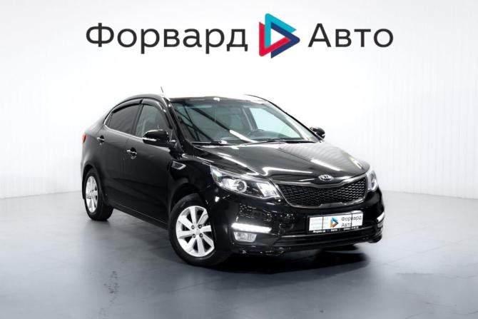 Kia Rio III Рестайлинг с пробегом 2016 года, цена 1 090 000 рублей, 112476 км, седан, Автокод Объявления