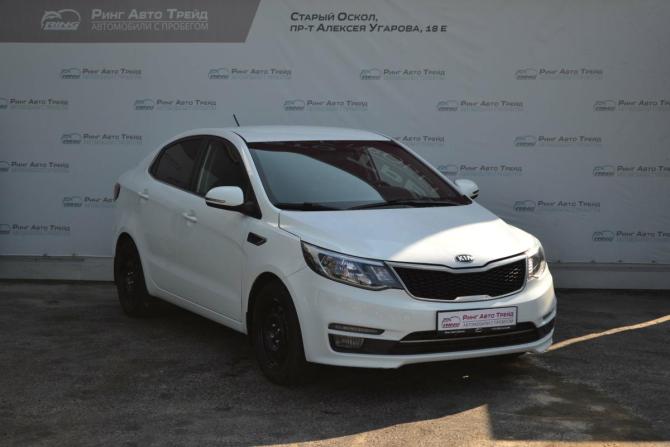 Kia Rio III Рестайлинг с пробегом 2016 года, цена 1 040 000 рублей, 183251 км, седан, Автокод Объявления