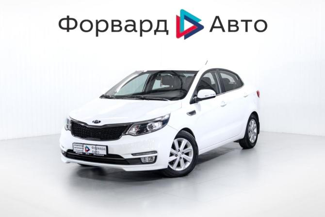 Kia Rio III Рестайлинг с пробегом 2015 года, цена 1 220 000 рублей, 129033 км, седан, Автокод Объявления