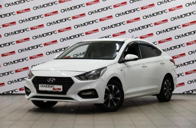 Hyundai Solaris II с пробегом 2018 года, цена 1 355 550 рублей, 142720 км, седан, Автокод Объявления