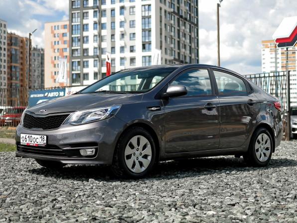 Kia Rio III Рестайлинг с пробегом 2016 года, цена 1 049 000 рублей, 87660 км, седан, Автокод Объявления