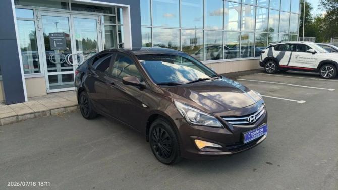 Hyundai Solaris I Рестайлинг с пробегом 2015 года, цена 950 000 рублей, 108000 км, седан, Автокод Объявления