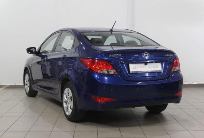 Hyundai Solaris I Рестайлинг с пробегом 2015 года, цена 900 000 рублей, 122069 км, седан, Автокод Объявления