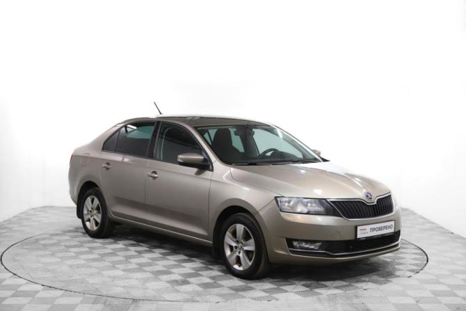 Skoda Rapid I Рестайлинг с пробегом 2018 года, цена 1 444 000 рублей, 107700 км, лифтбек, Автокод Объявления