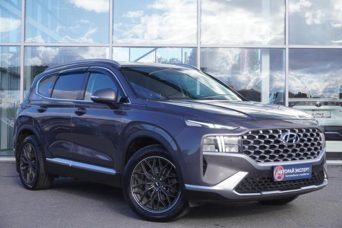 Hyundai Santa Fe IV Рестайлинг с пробегом 2021 года, цена 3 676 000 рублей, 80450 км, внедорожник, Автокод Объявления