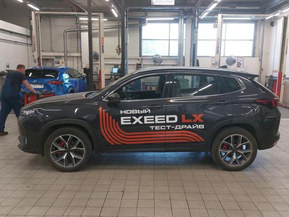 Exeed LX I Рестайлинг 2 с пробегом 2023 года, цена 2 400 000 рублей, 8600 км, внедорожник, Автокод Объявления