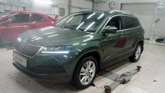 Skoda Karoq I Рестайлинг с пробегом 2020 года, цена 1 870 000 рублей, 122516 км, внедорожник, Автокод Объявления