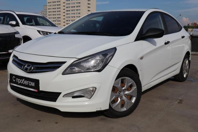 Hyundai Solaris I Рестайлинг с пробегом 2015 года, цена 699 000 рублей, 128000 км, седан, Автокод Объявления