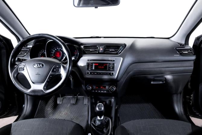 Kia Rio III Рестайлинг с пробегом 2016 года, цена 1 090 000 рублей, 112476 км, седан, Автокод Объявления