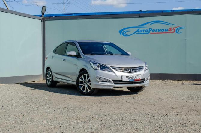 Hyundai Solaris I Рестайлинг с пробегом 2015 года, цена 870 000 рублей, 182000 км, седан, Автокод Объявления