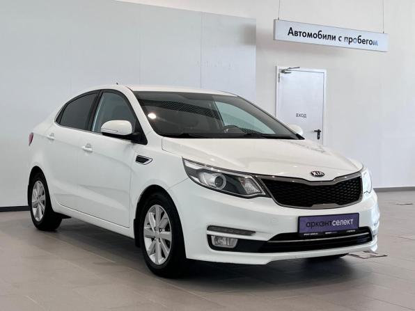 Kia Rio III Рестайлинг с пробегом 2016 года, цена 1 100 000 рублей, 126240 км, седан, Автокод Объявления