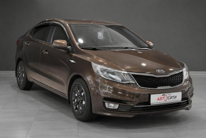 Kia Rio III Рестайлинг с пробегом 2017 года, цена 1 110 000 рублей, 159000 км, седан, Автокод Объявления