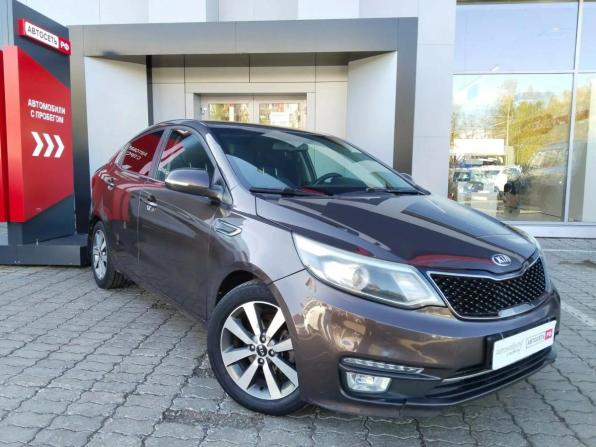 Kia Rio III Рестайлинг с пробегом 2016 года, цена 1 035 000 рублей, 116801 км, седан, Автокод Объявления