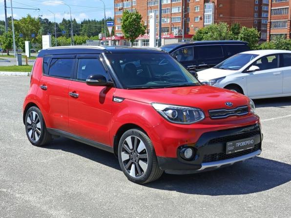 Kia Soul II Рестайлинг с пробегом 2017 года, цена 1 530 000 рублей, 88107 км, хэтчбек, Автокод Объявления