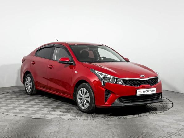 Kia Rio IV Рестайлинг с пробегом 2021 года, цена 1 390 000 рублей, 125074 км, седан, Автокод Объявления