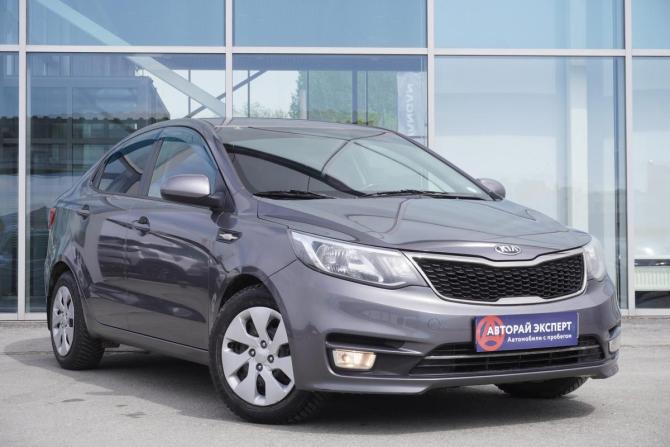 Kia Rio III Рестайлинг с пробегом 2017 года, цена 1 264 000 рублей, 90148 км, седан, Автокод Объявления