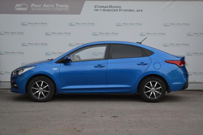 Hyundai Solaris II с пробегом 2017 года, цена 1 290 000 рублей, 149676 км, седан, Автокод Объявления