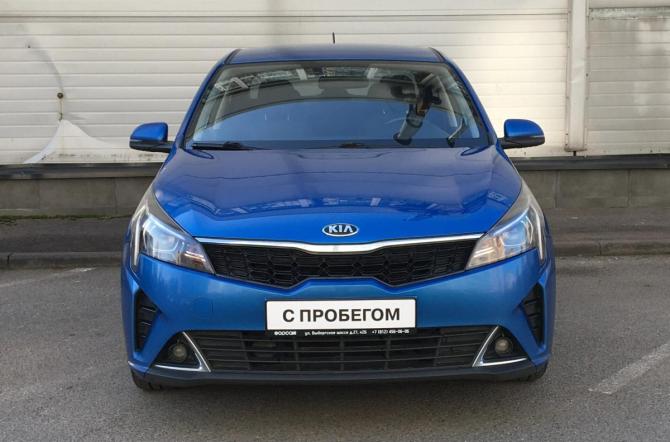 Kia Rio IV Рестайлинг с пробегом 2021 года, цена 1 269 000 рублей, 162436 км, седан, Автокод Объявления
