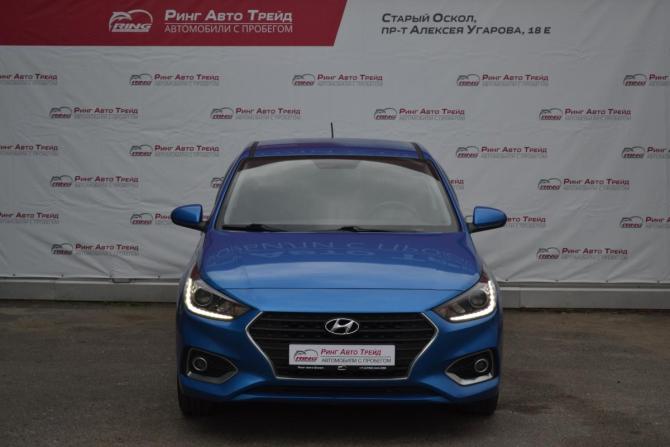 Hyundai Solaris II с пробегом 2017 года, цена 1 300 000 рублей, 105200 км, седан, Автокод Объявления