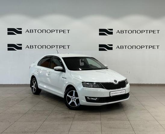 Skoda Rapid I Рестайлинг с пробегом 2017 года, цена 959 000 рублей, 122601 км, лифтбек, Автокод Объявления
