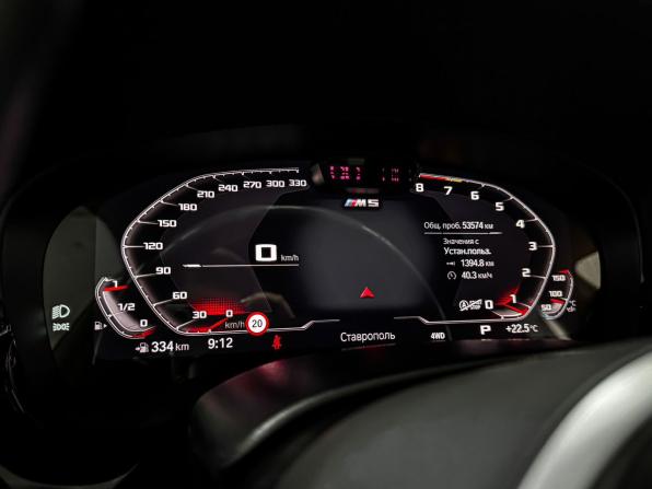 BMW M5 VI (F90) Рестайлинг с пробегом 2020 года, цена 12 499 000 рублей, 53574 км, седан, Автокод Объявления