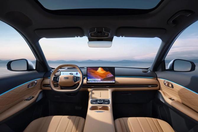 Новый Geely EX5 EM-i 2026 года, цена 3 924 990 рублей, внедорожник, Автокод Объявления