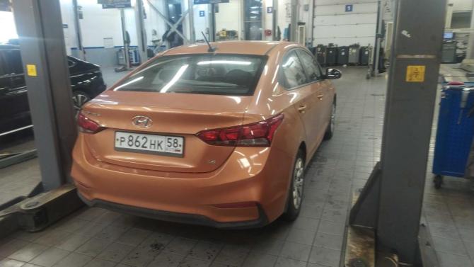 Hyundai Solaris II с пробегом 2017 года, цена 1 099 000 рублей, 124034 км, седан, Автокод Объявления